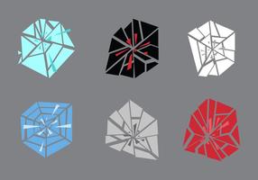 Free Shattered and Broken Glass 2 vector