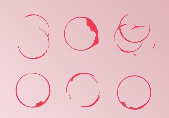 Free Red Wine Stain Vector