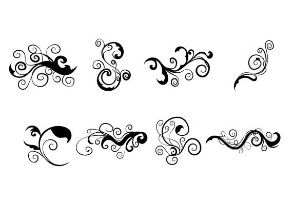 Ornate Scrollwork Set