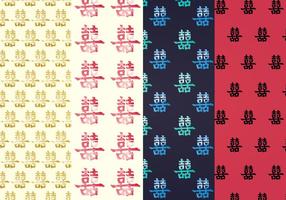 Double Happiness Vector Patterns