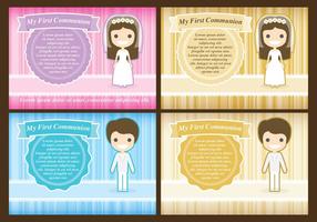 Communion Templates vector