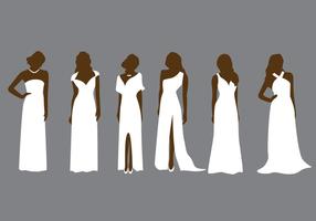 Bridesmaid Fashion Vector