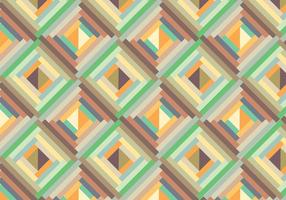 Retro geometric pattern background vector