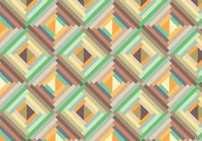 Retro geometric pattern background vector