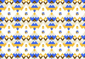 Blue and Yellow Abstract Pattern Vector