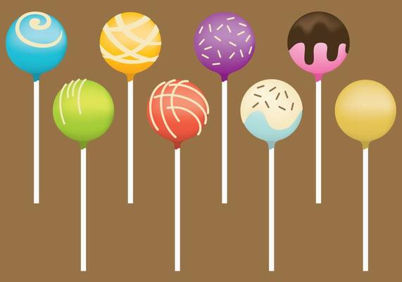 Colorful Cake Pops