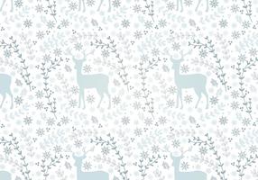 Deer Vector Seamless Pattern 