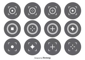 Viewfinder Icon Set vector