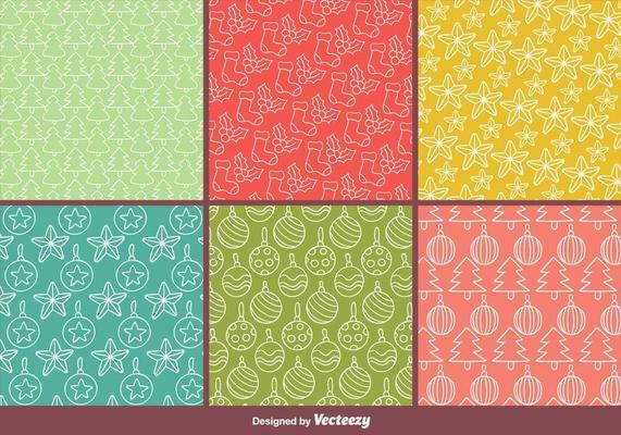 Christmas Vector Patterns