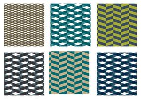 Herringbone Pattern Blue Vector