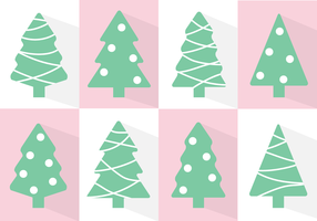 Vector árbol de Navidad gratis