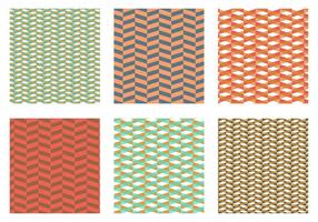 Herringbone Pattern Orange Vector