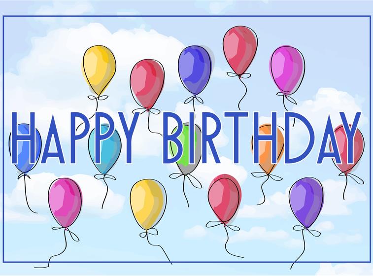 Free Vector Illustration Of A Happy Birthday Greeting Card Download Free Vectors Clipart Graphics Vector Art