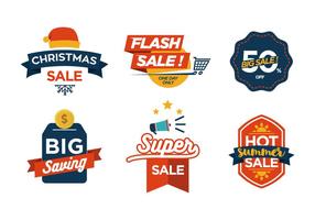 Sale Badges Set vector