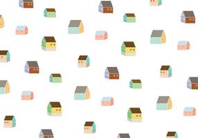 House Pattern Background vector
