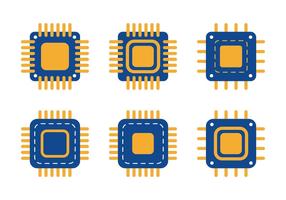 Microchip Icon vector