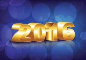 Happy New Year 2016 vector