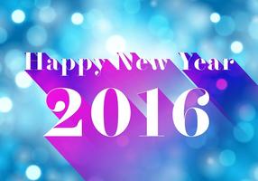 Happy new year  2016 vector