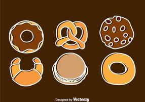 Bakery And Pastry Icons vector