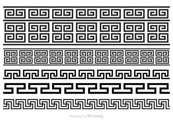 Free Greek Key Brushes Vector