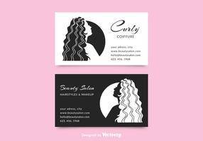 Free Coiffure Business Card Vector