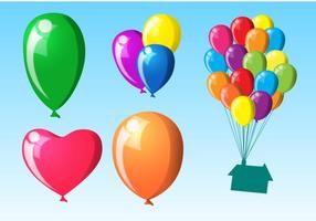 Flying Balloons Vectors