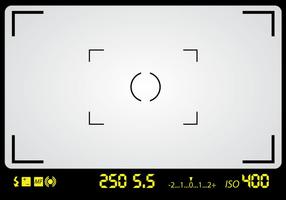 Free Camera Viewfinder With Settings Vector