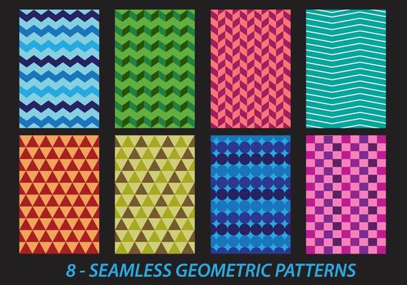 Seamless Geometric Herringbone Patterns