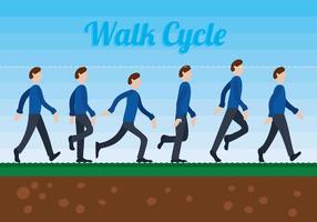 Walk Cycle Vector