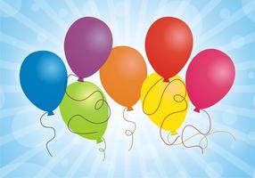 Set Of Balloons Free Vector