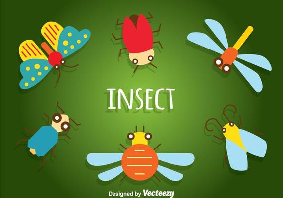 Insect Flat Icons