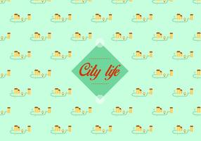 City pattern background vector