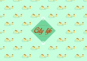 City pattern background vector