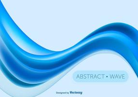 Blue abstract wave vector