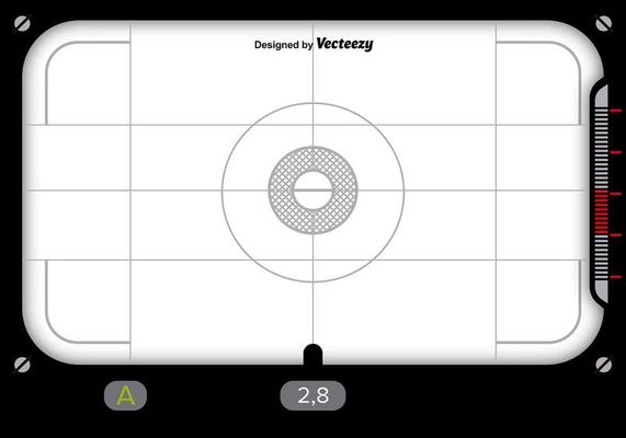 Viewfinder design with white background