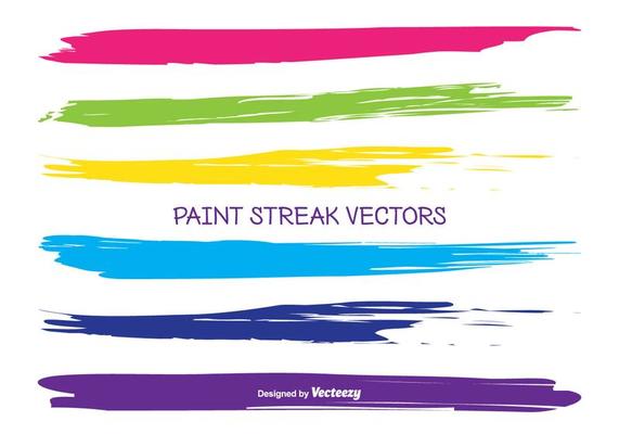 Paint Streak Vectors