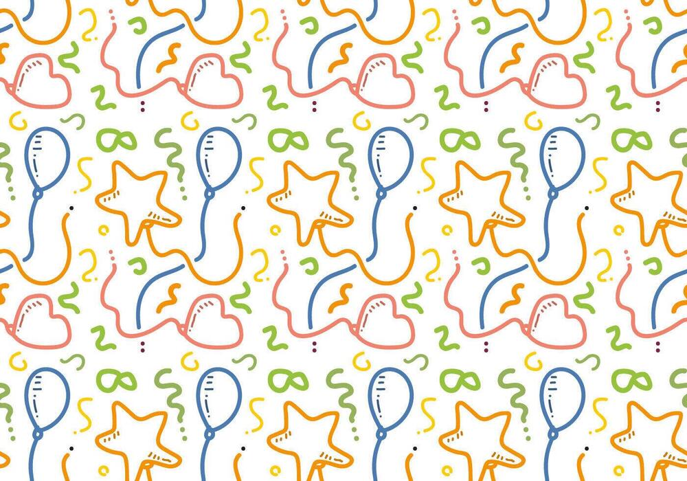 Balloon Pattern Vector Art, Icons, and Graphics for Free Download