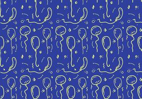 Free Balloons Pattern Vector