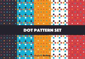 Bright Dot Pattern Set vector