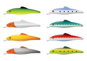 Fishing Lure Vector Set