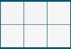 Azulejo Tile Vector Patterns