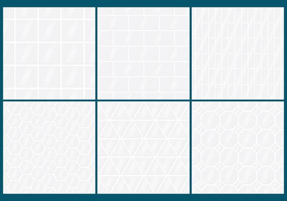 Azulejo Tile Vector Patterns