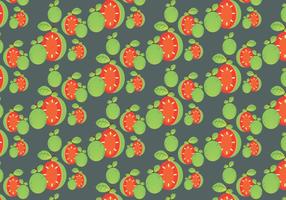 Free Guava Pattern and Leaf Vector