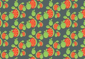 Free Guava Pattern and Leaf Vector