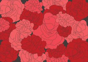 Carnation Pattern Vector