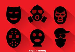 Robber Masks Collection vector