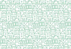 Buildings pattern background vector