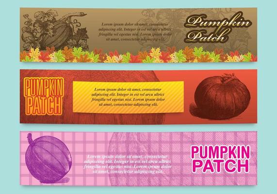 Pumpkin Patch Banners