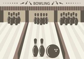 Bowling Alley Vector