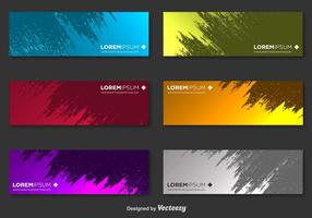 Grunge Banners Background Vectors